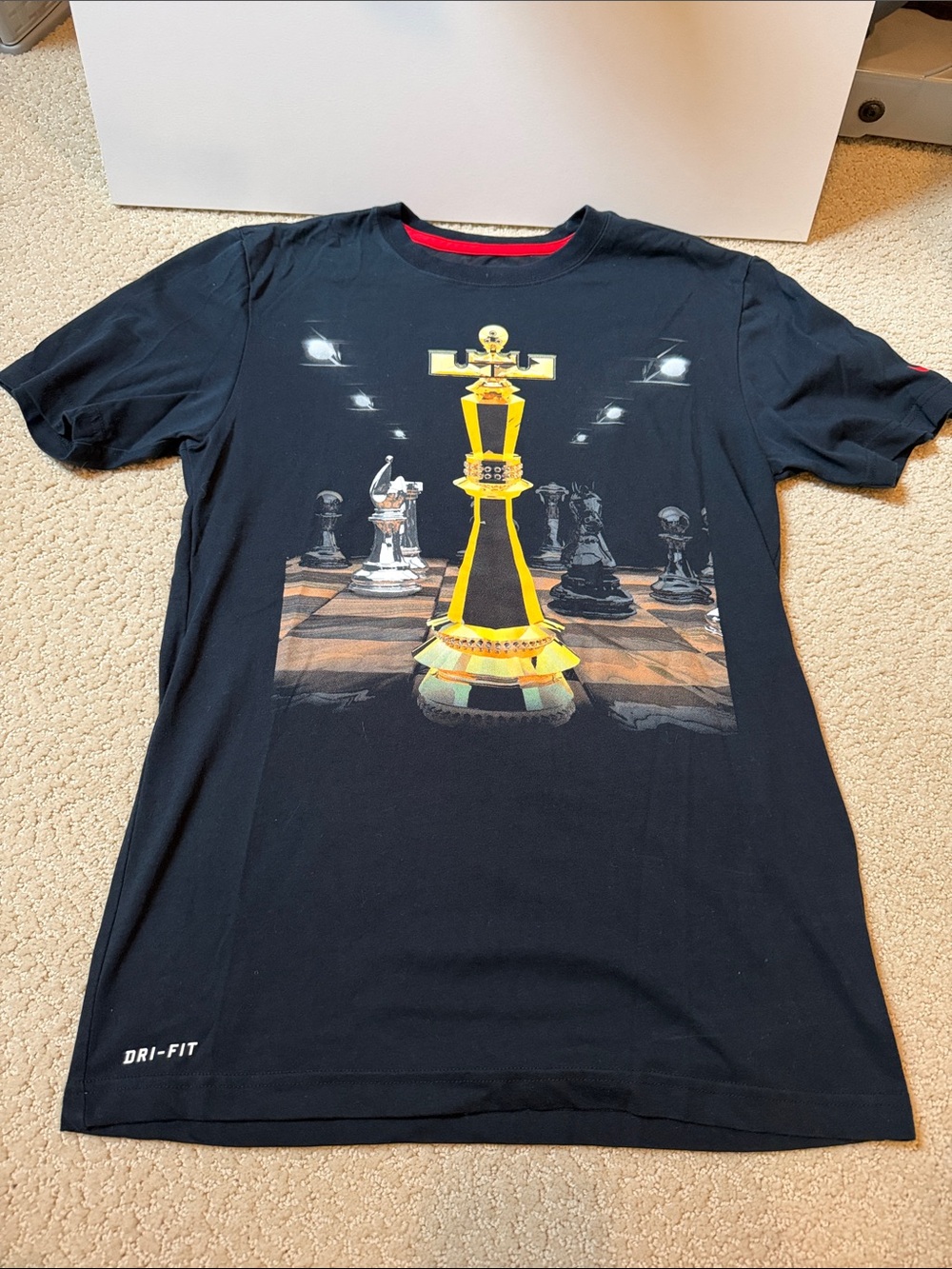 LeBron (King) James Nike Black Short-Sleeve Tee